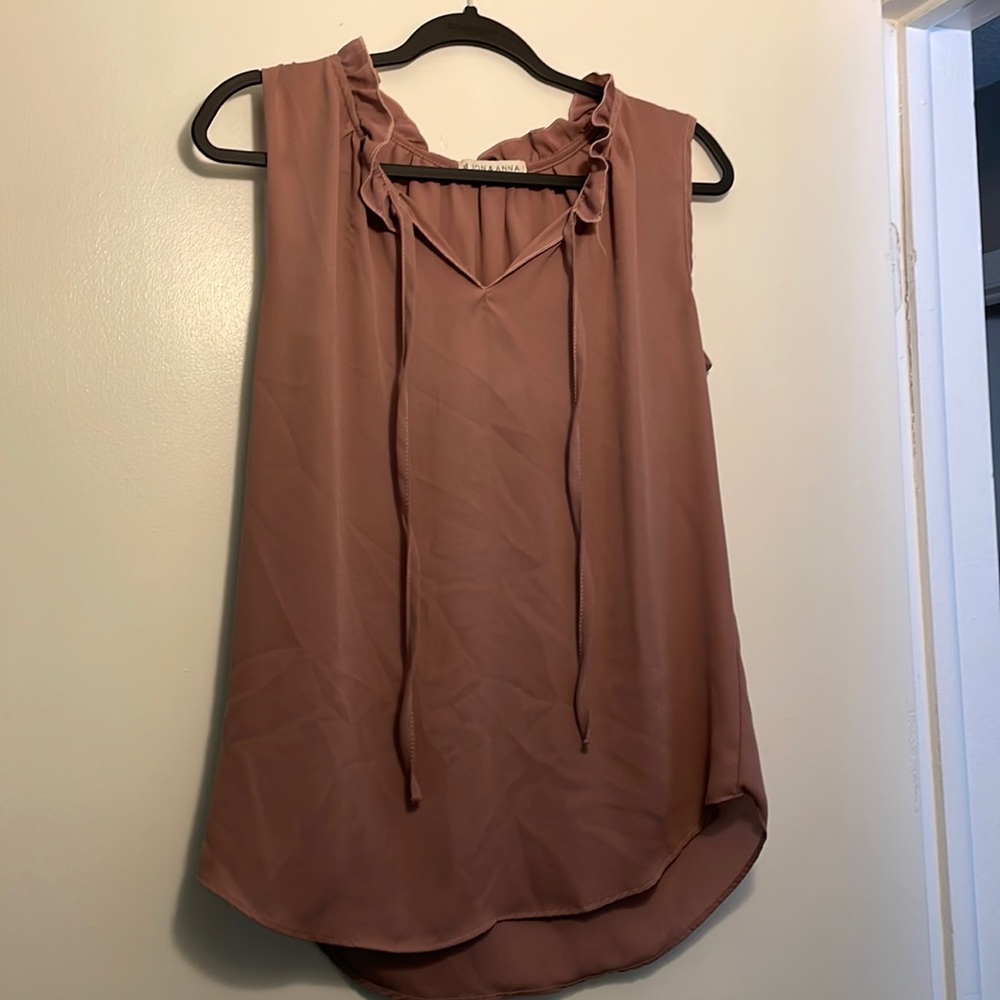 Small, purple dressy tank top